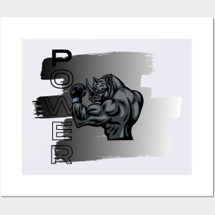 Rhino Gym Posters and Art